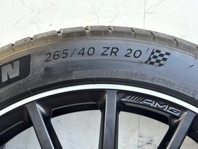 Letní sada Alu Kola Černý mat Mercedes R20 5x112 Originál - 9