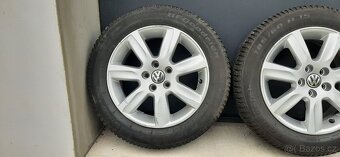VW alu kola R15 5x100 + zimní pneu 185/60 - 9