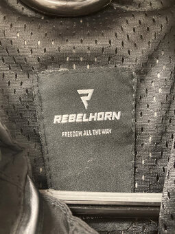 Dámská moto bunda REBELHORN Hiflow IV černo-stříbrno-růžová - 9