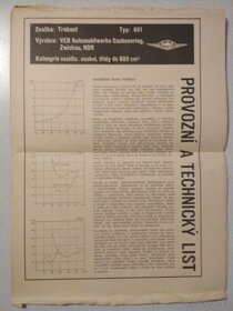 Udržovací příručka T601 + návody, schémata | 1968 - 9