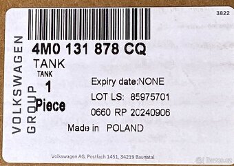 Audi Q7 4M Q8 4M8 VW TOUAREQ Nádrž ADBLUE - 9