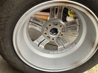 Alu kola MSW 15" 5x112 zimní DUNLOP 195/65R15 - 9