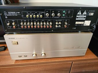 Luxman C-383 / M-383, 2 x 300 W (2 x 500W jako monobloky) - 9