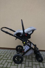 Prodám prostorný kočárek Monza Terrain 3v1 trojkombinace - 9