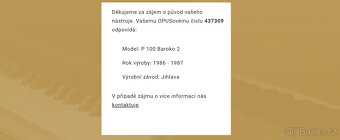 České pianino Petrof model antik + židle - 9