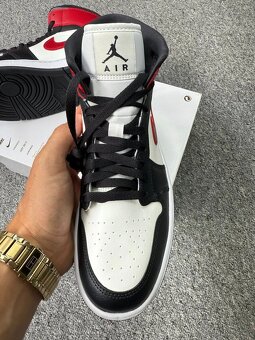 Nike air Jordan 1 Mid – Gym Red/Black/White - 9