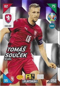 Fotbalové karty 2021 KICK OFF EURO 2020 Albumy,balíčky,boxy - 9