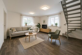 Prodej bytu 3+1+loft - 1/3 rodinného domu se zahradou ve Zví - 9