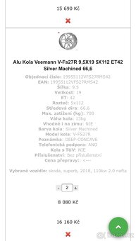 ALU KOLA VEEMANN 5x112 R19 - 9