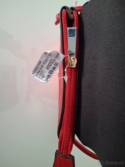 Dámská nová kabelka červená se sovičkama Stoklasa - 9