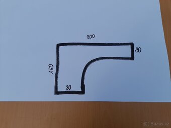 Rohovy psaci kancelarsky stul - 9