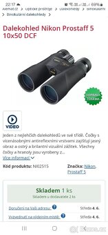 Dalekohled Nikon 10x50 - 9