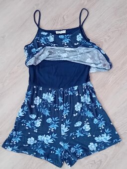 DÍVČÍ LETNÍ KRAŤASOVÉ ŠATY - vel.146/152 /zn.H&M - 9