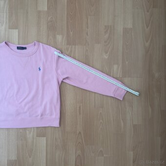 Ralph Lauren Polo růžová mikina s logem | vel. L - 9