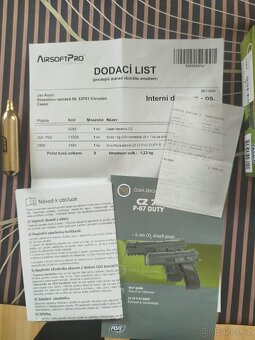 Cz P-07 duty CO2 + záruka přes rok - 9