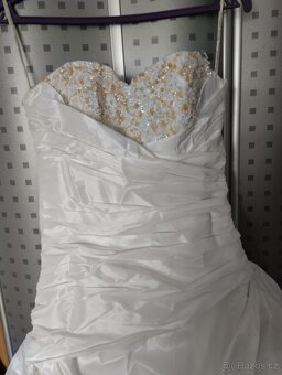 Svatební šaty vel S - 9