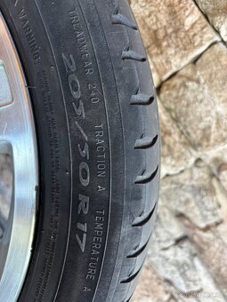 Litá kola 6.5Jx17 s letními pneu 205/50 R17 - 9
