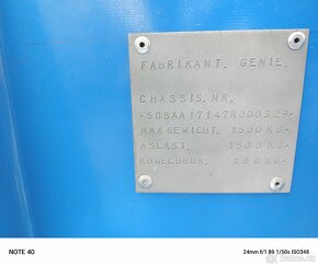 Genie přívěsná pracovní plošina - 9