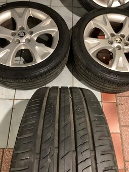 Alu kola Škoda R17 5X112 LETNÍ PNEU 225/45 R17 PALLAS - 9