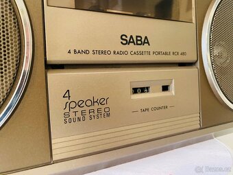 Radiomagnetofon Saba RCR 480, rok 1983 - 9