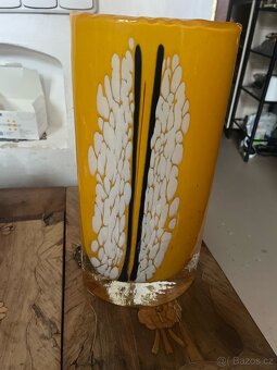 Luxusni české sklo, autorská váza- ŠKRDLOVICE - 9