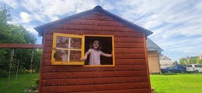 Domeček pro děti dřevěný Middle s dovozem ČR i SR - 9