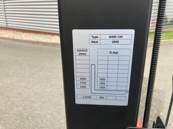 Elektrický vysokozdvižný vozík PVE 13 PRO/2900 |304061| - 9