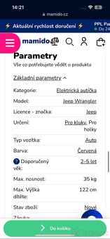 Elektrické autíčko Jeep 4x4 - 9
