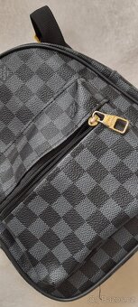 Černo-šedý stylový mini batůžek - 9