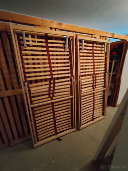 Masivní postel Karnyx dub havea 180x200 vč. roštů - 9