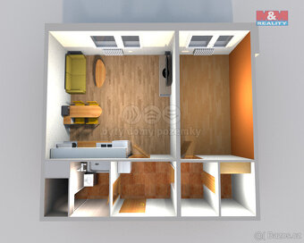 Pronájem bytu 1+1, 42 m², Nový Bor, ul. Rumburských hrdinů - 9