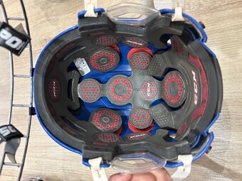 ✅ LEVNÉ HOKEJOVÉ PRILBY - BAUER + CCM + REEBOK - SIZE M ✅ - 9