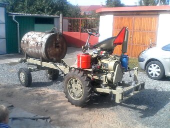 traktor nářaďový malotraktor s korbou - 9