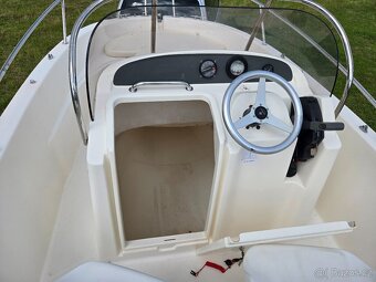 Kajutova lod 5.2x2 1m, Honda 50 (4t), vlek - 9