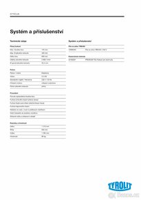 Stolní pila Tyrolit TBE 400 - 9
