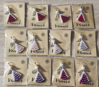 Andělíček z perliček krásné vánoce - 9