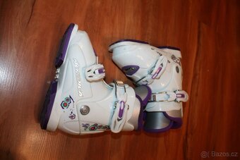 divcí lyže Atomic 70 cm , lyžaky Elan - 9
