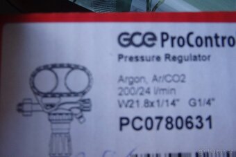 Redukční ventil GCE ProControl ARGON 200/24 l - 9