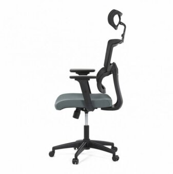 Nabízím Kancelářská židle, houpací mechanismus, šedá síťovin - 9