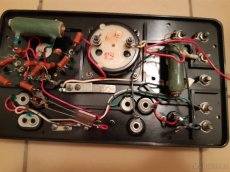 Ovládací panel z rádiové stanice AŠČ-67 - ČSLA - 9