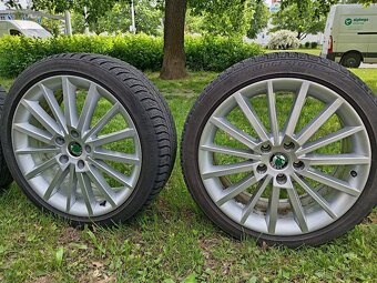 Originál ALU kola Škoda Octavia R18 + pneu - 9
