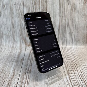 iPhone 16 Pro 128GB, černý, eSIm,100% baterie (rok záruka) - 9