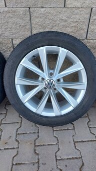 Alu kola 5x112 r17 letní pneu vw passat b7 alltrack - 9