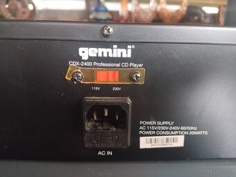 Gemini CDX- 2400 Rackmount duální CD přehrávač - 9