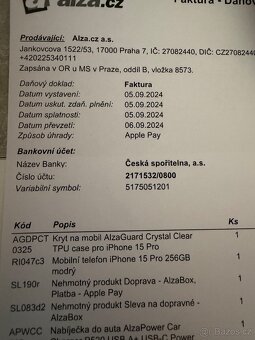 iPhone 15 Pro 256 GB – modrý titan, perfektní stav - 9