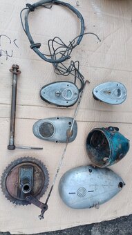 motor NSU 501 + díly různé - 9