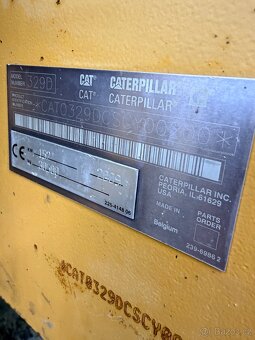 Pásové rýpadlo/bager Caterpillar 329D 30t - 9