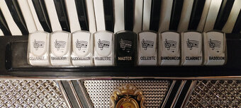 4 hlasá musette harmonika MARINUCCI MODEL 850. - 9