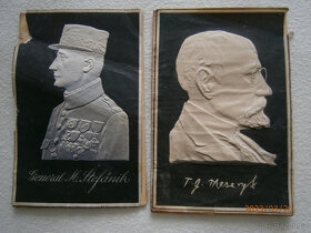 T. G. MASARYK , E. BENEŠ, ŠTEFÁNIK .....odznaky - 9