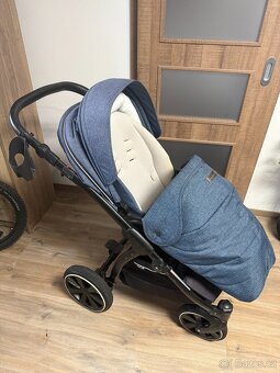 Kočárek Noordi Fjordi II 2v1 Jeans Blue - 9